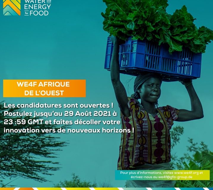 Concours à Innovation de Water and Energy For Food