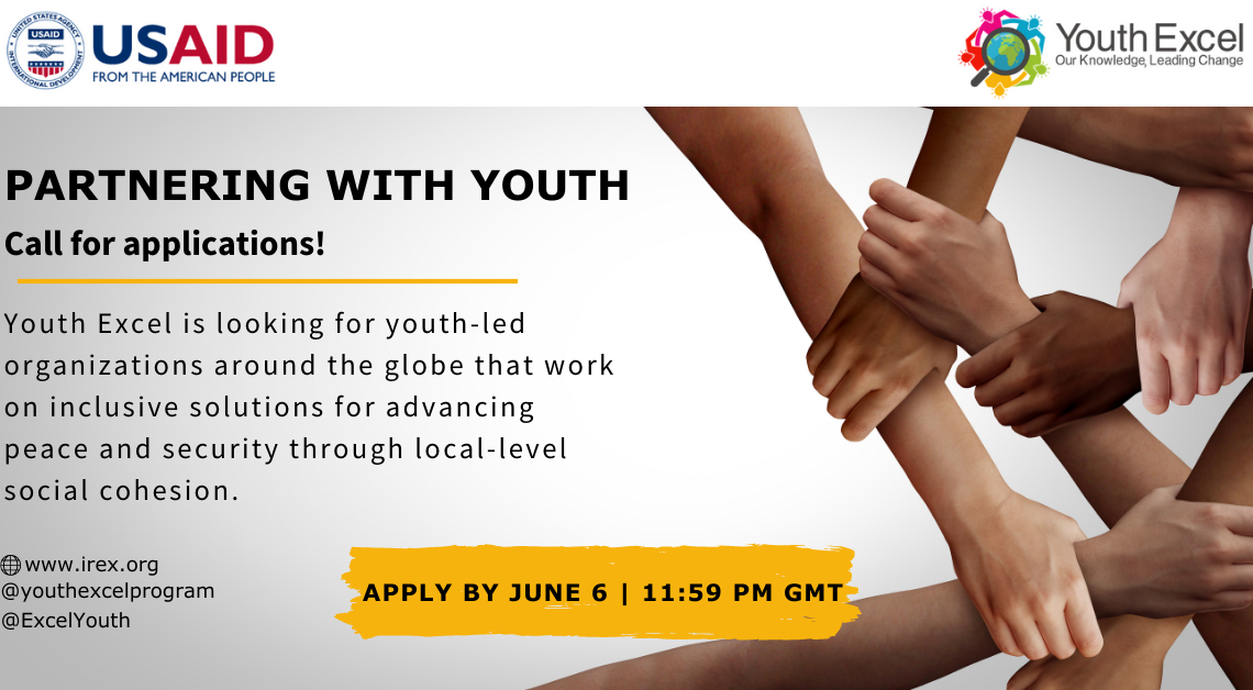 USAID Youth Excel:concours de subventions du programme Knowledge Leading Change 2022 pour les organisations locales dirigées par des jeunes